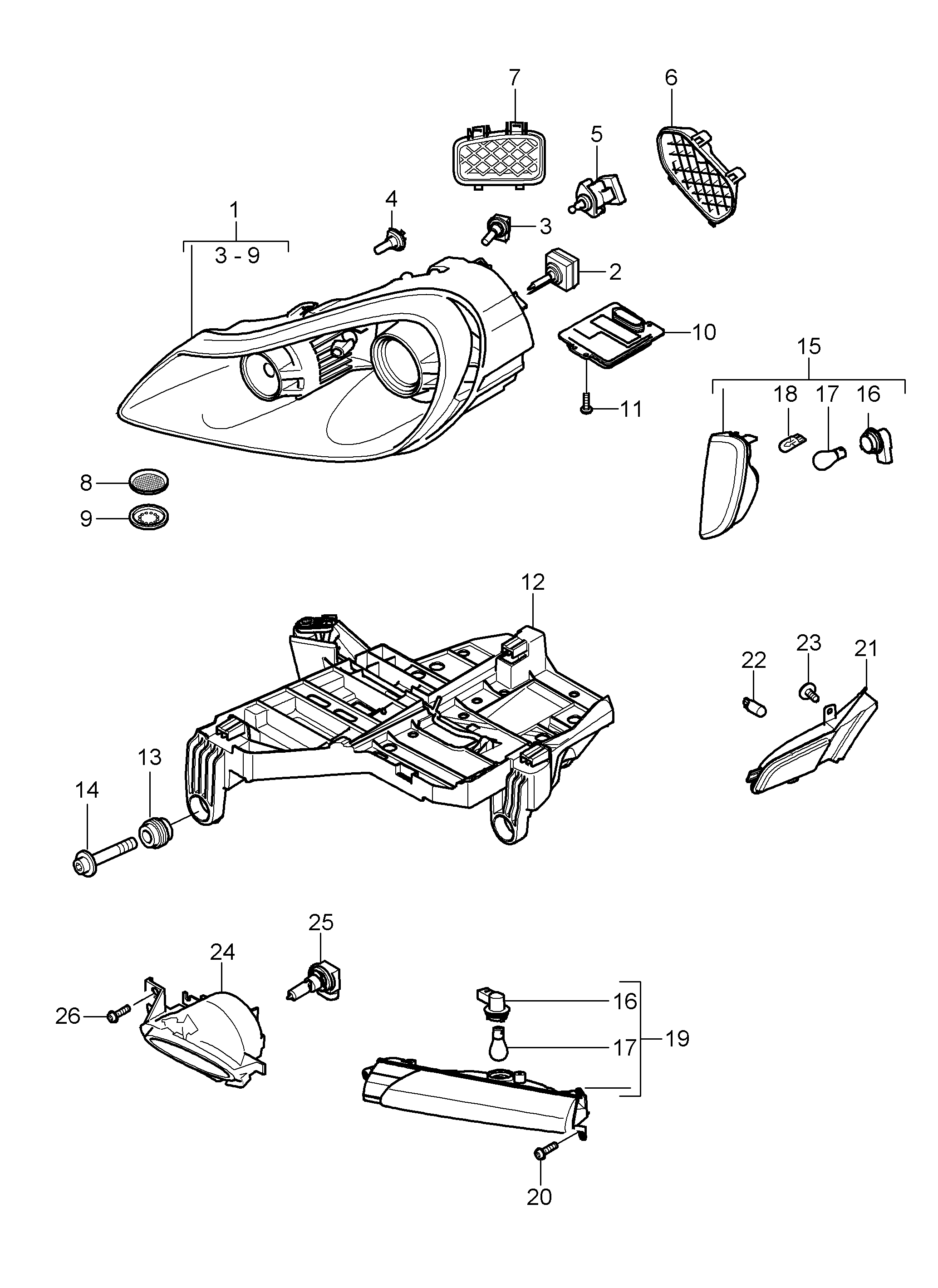 VAG N 105 661 01 - Ampul, uzun huzme far parts5.com