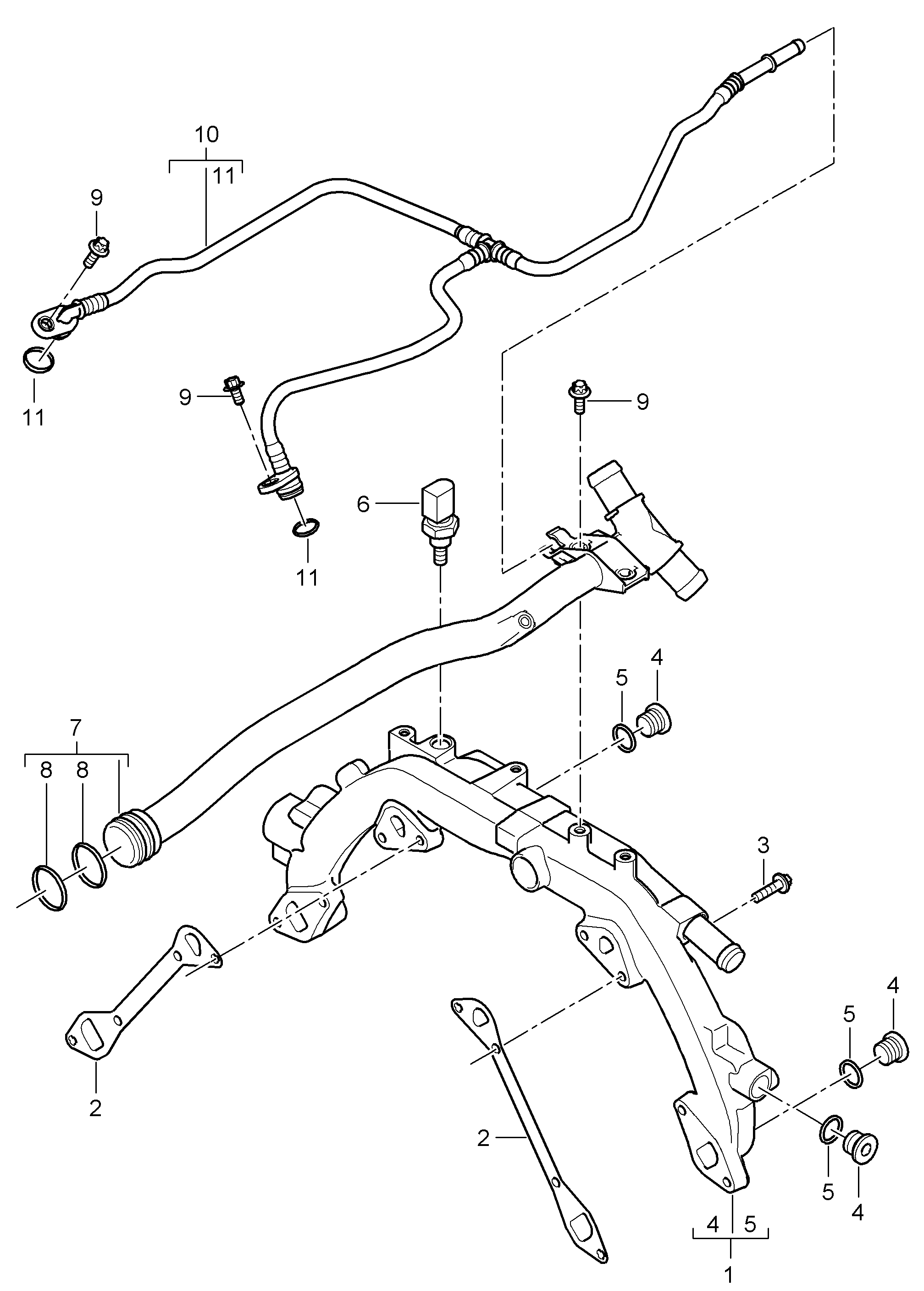 Porsche 99970758640 - Tömítés, szívókönyök parts5.com