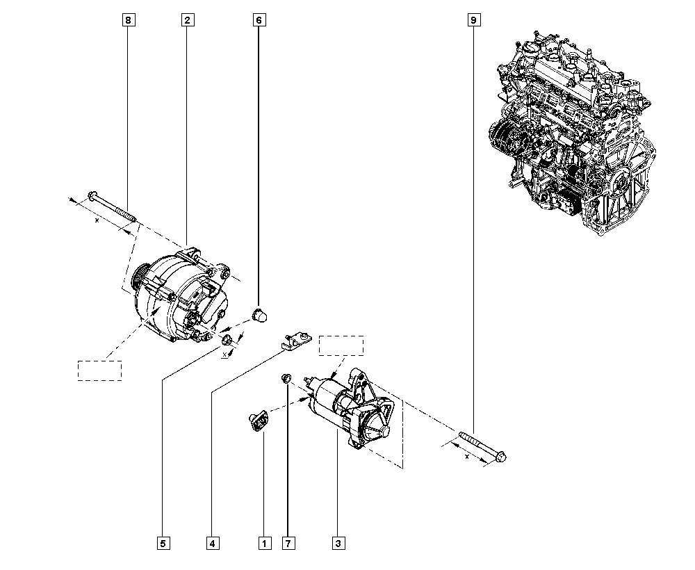 RENAULT 231002854R - Rihmaratas,generaator parts5.com