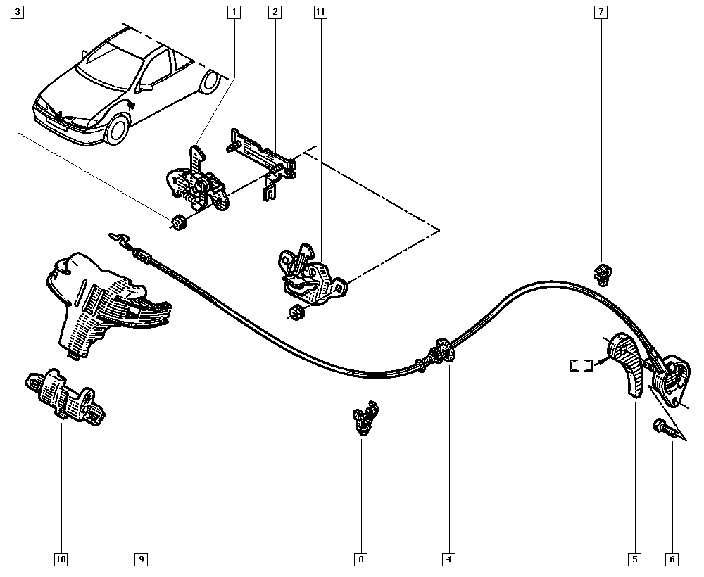 RENAULT 77 03 033 132 - Écrou, collecteur des gaz d'échappement parts5.com