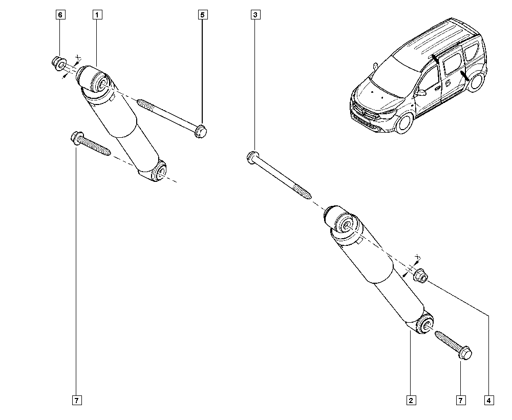 RENAULT 7703034265 - Federbeinstützlager parts5.com