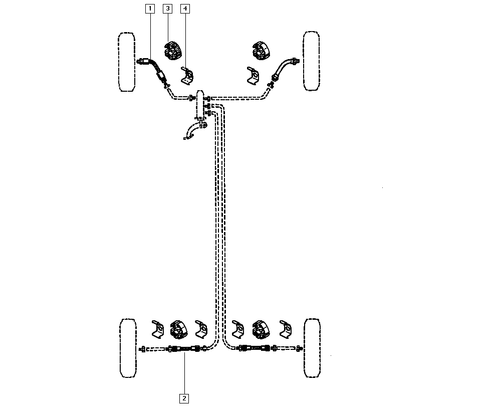 RENAULT 7700804814 - Brake Hose parts5.com