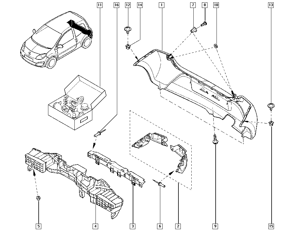 RENAULT 7701-477-841 - Odbojnik parts5.com