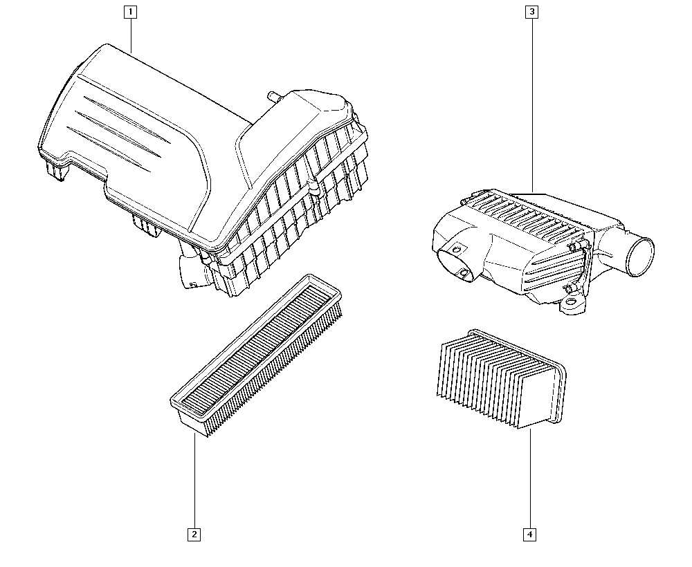 DACIA 16 54 615 99R - Vzduchový filtr parts5.com