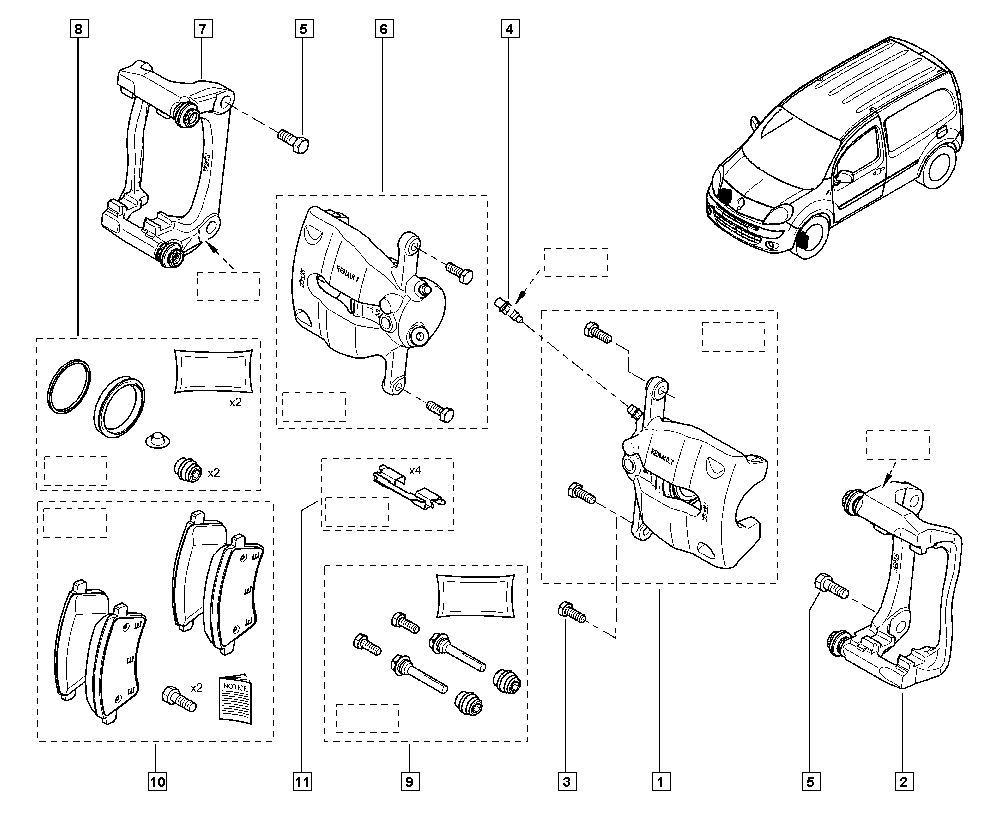 Suzuki 410608481R - Set placute frana,frana disc parts5.com