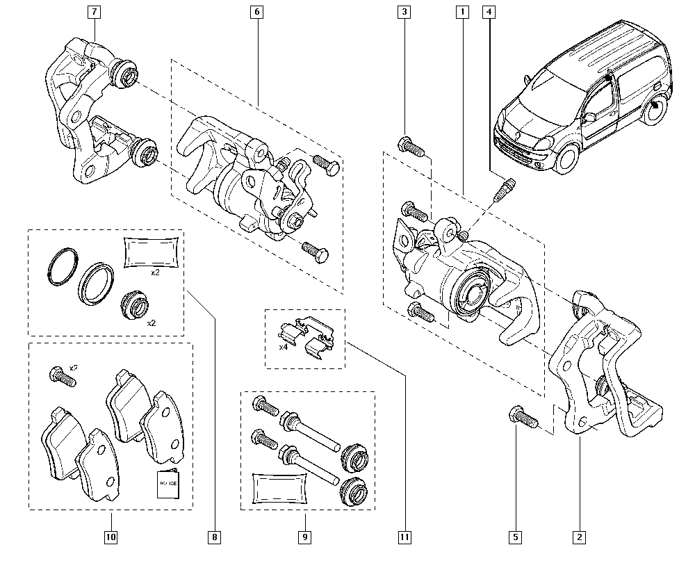 RENAULT TRUCKS 440011818R - Fren kaliperi parts5.com