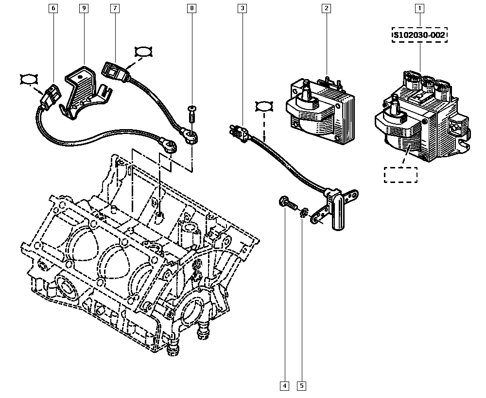 RENAULT 77 00 739 794 - Senzor impulsuri, arbore cotit parts5.com