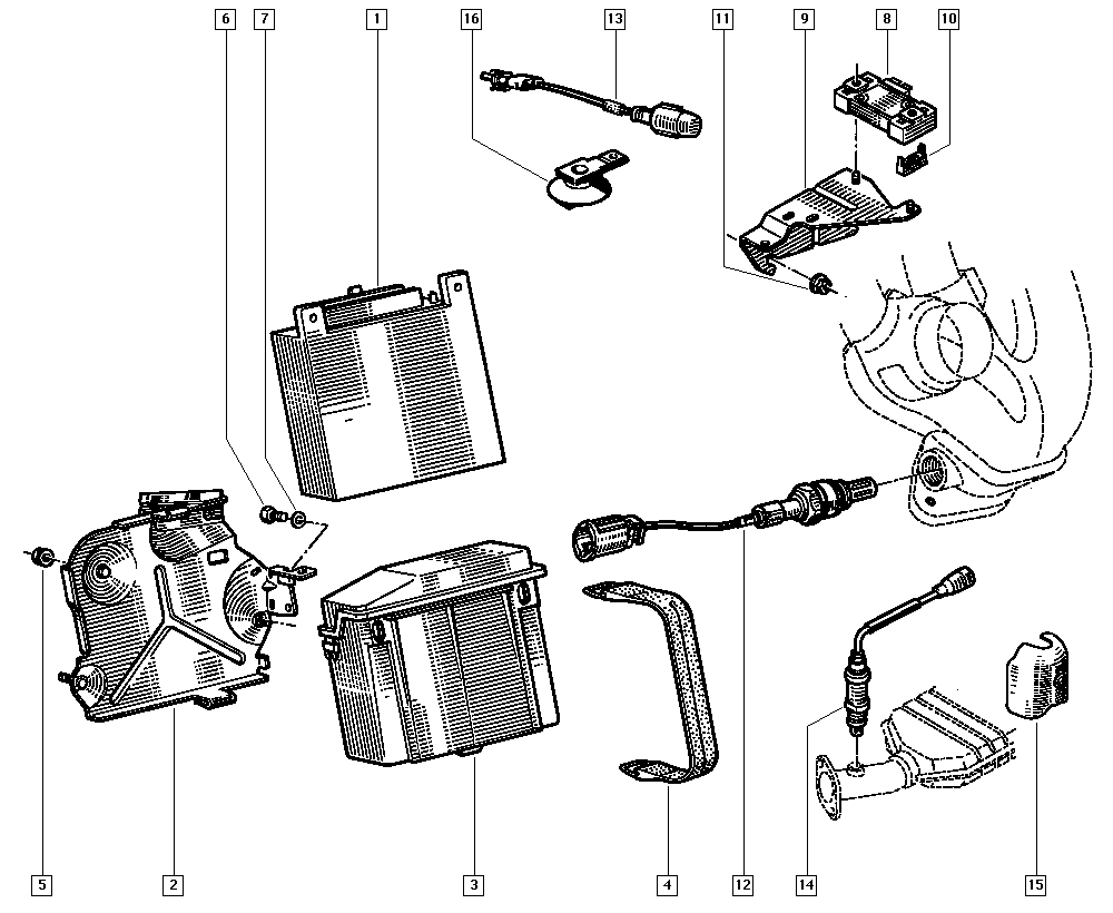 RENAULT 89 33 002 455 - Lambda Sensor parts5.com