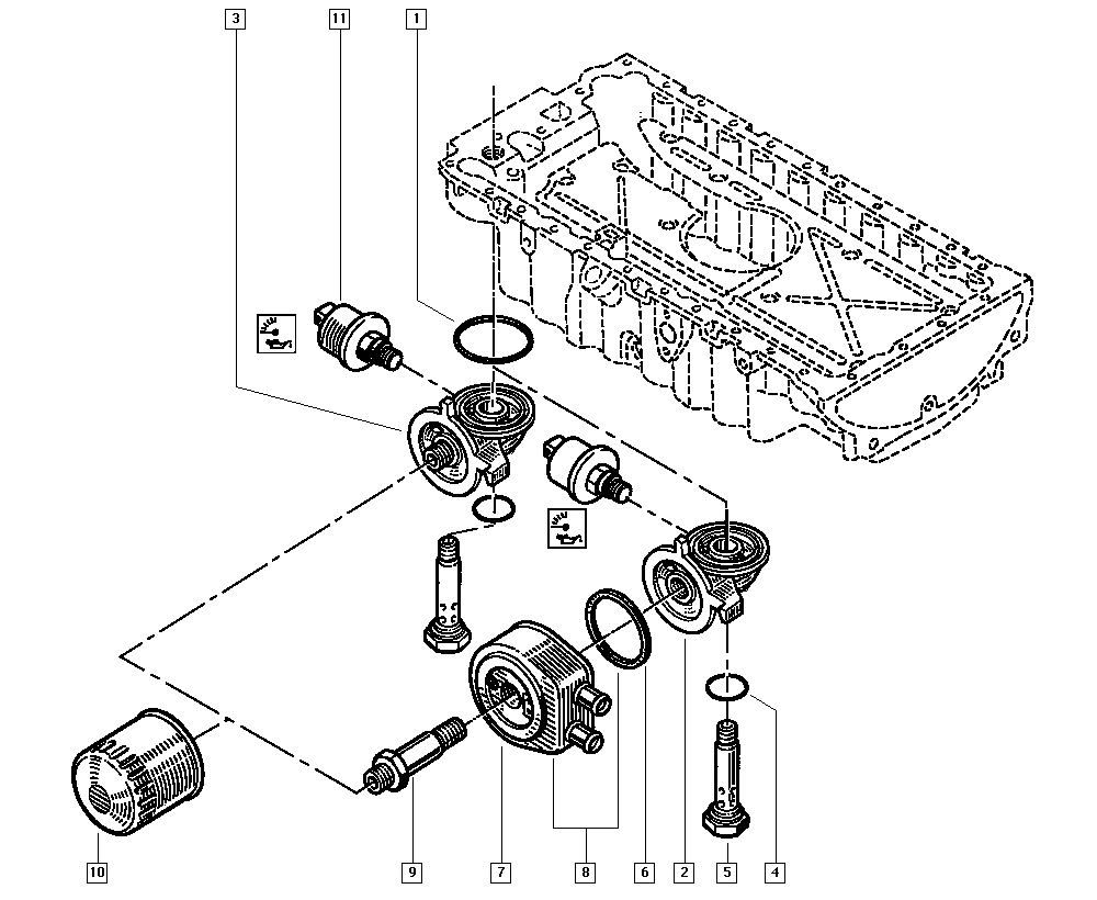 RENAULT 77 00 720 978 - Filtru ulei parts5.com