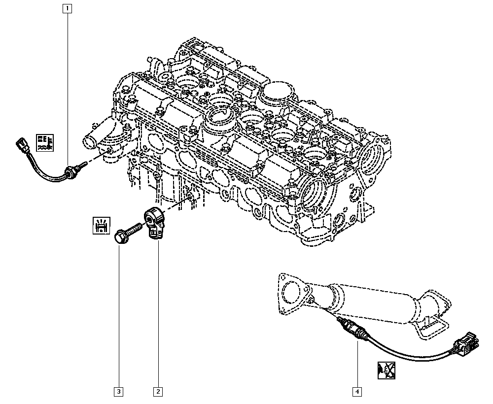 RENAULT 74 31 367 644 - Sensor de detonaciones parts5.com