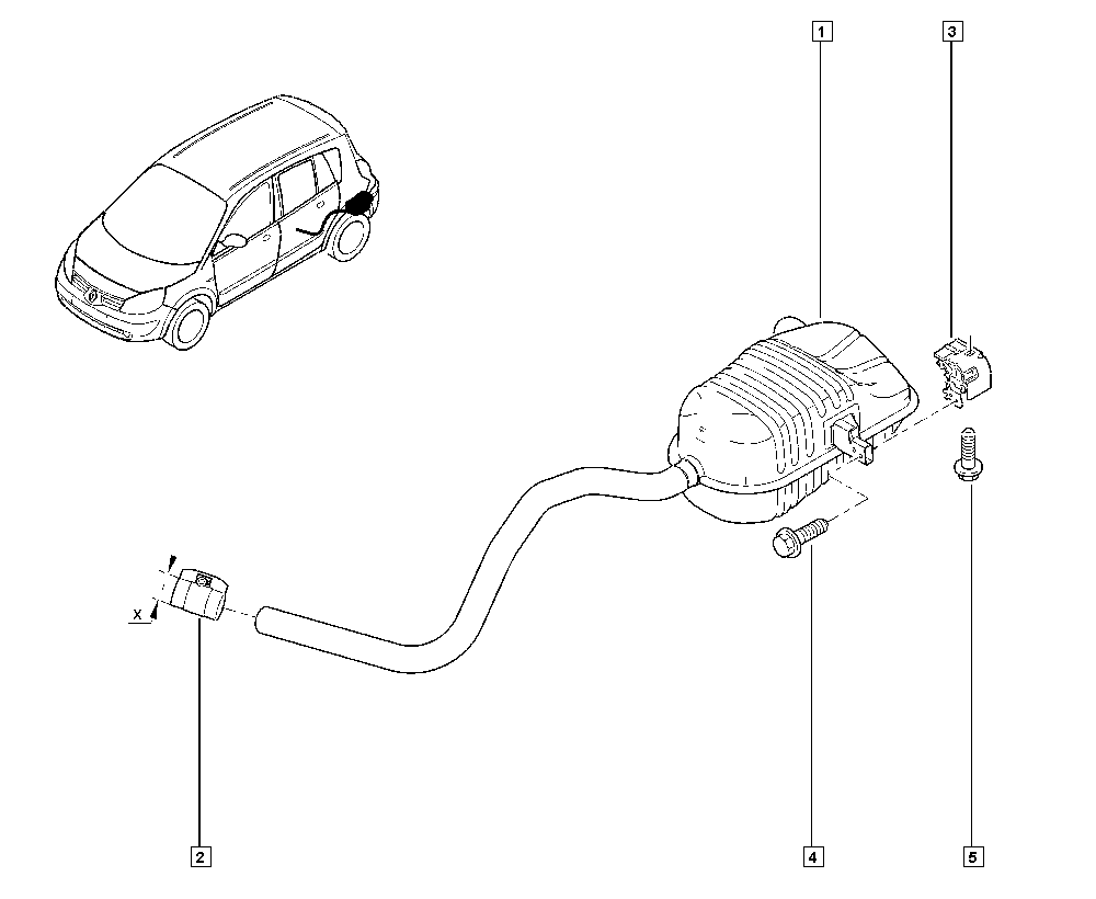 RENAULT 82 00 035 448 - Yatak burcu, stabilizatör parts5.com