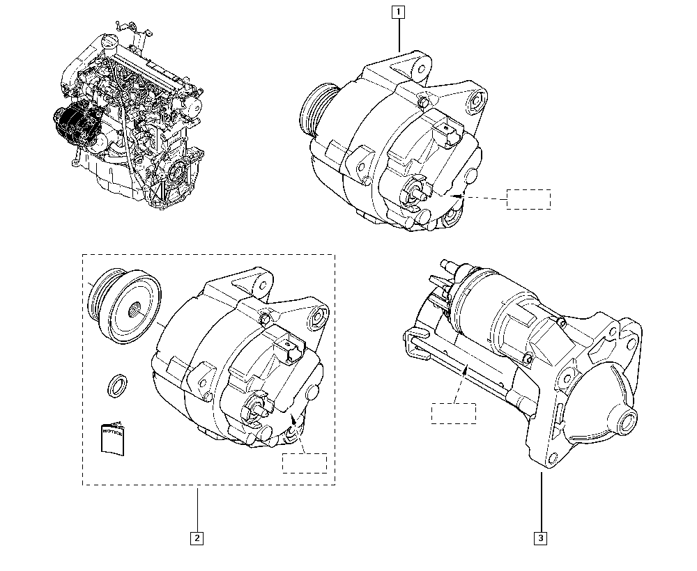 RENAULT 82 00 667 608 - Alternador parts5.com