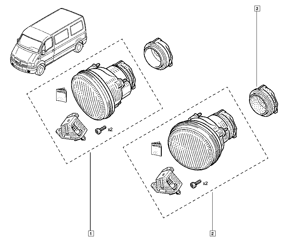 Opel 7701205665 - Reflektor przeciwmgłowy parts5.com