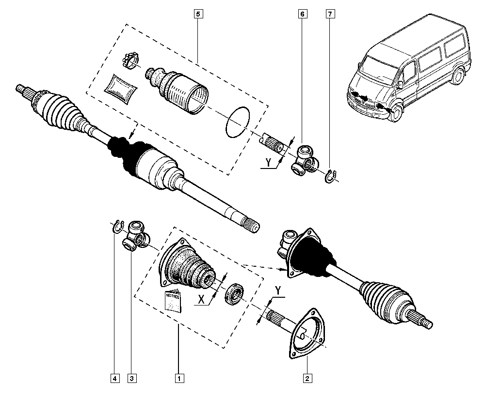 NISSAN 7701207566 - Bellow, drive shaft parts5.com