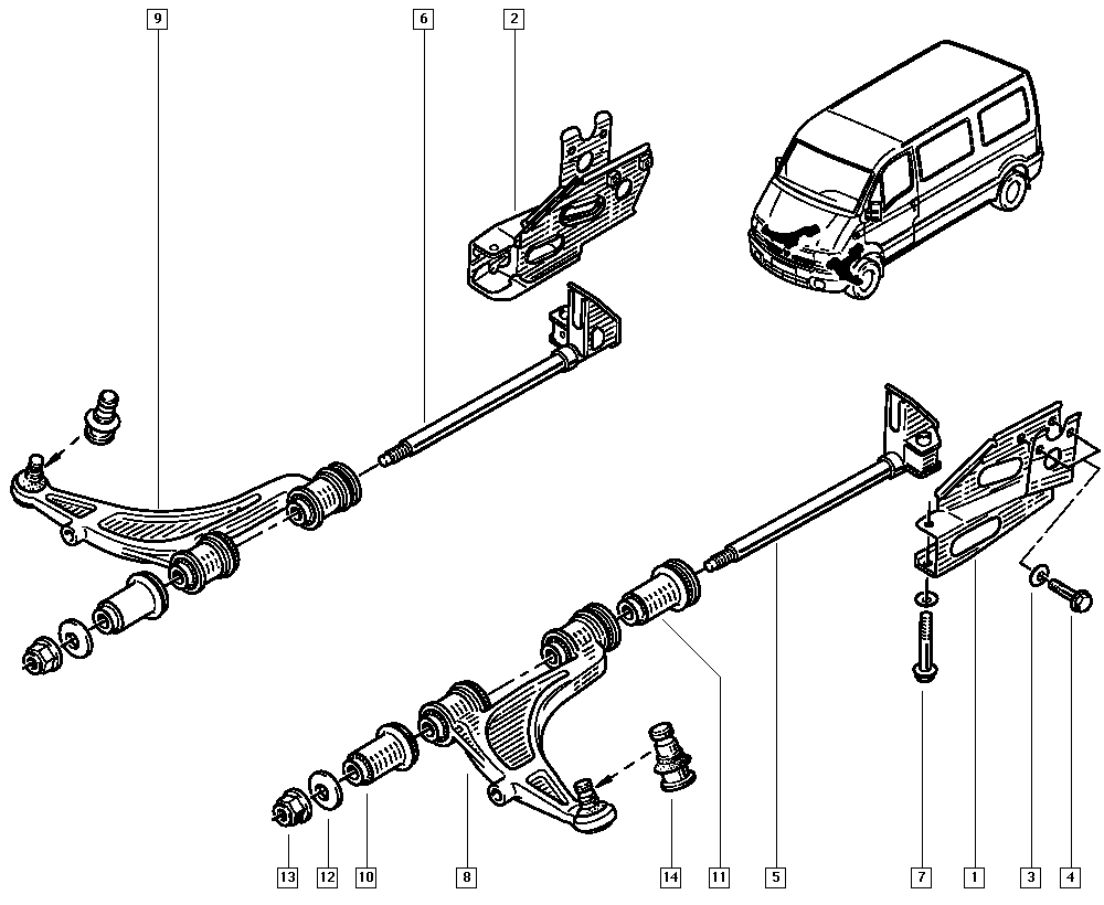 NISSAN 77003-02122 - Vlezajenje, upravljalni vzvod parts5.com