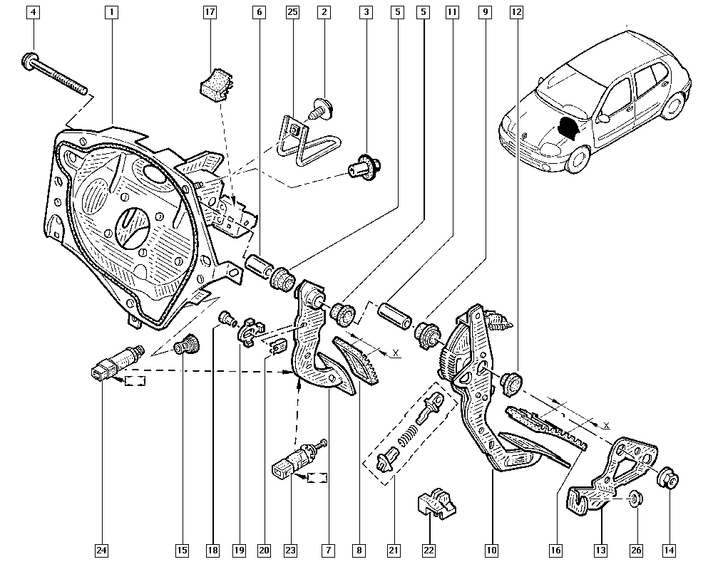 NISSAN 77004-14986 - Spínač brzdových svetiel parts5.com