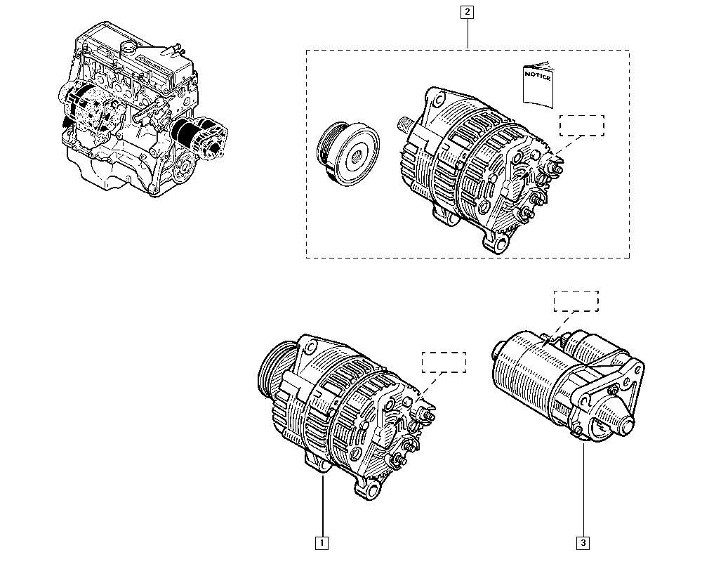 RENAULT 77 01 477 693 - Γεννήτρια parts5.com