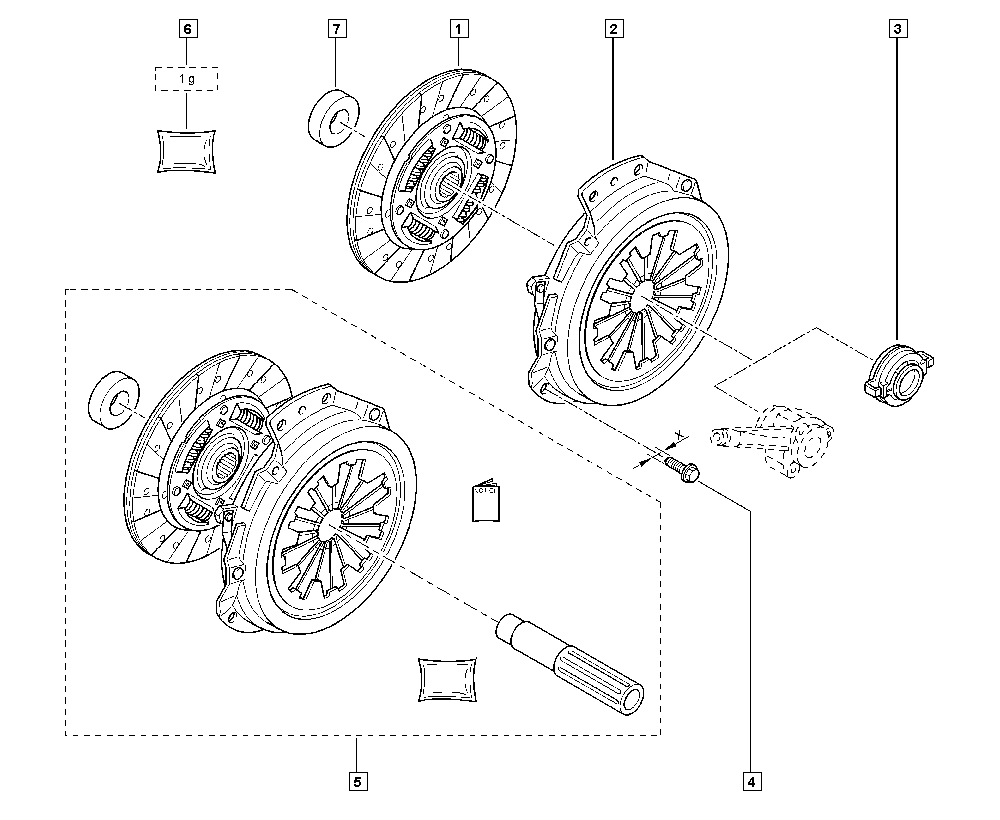 RENAULT 30 20 583 24R - Clutch Kit parts5.com