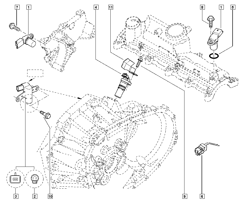 DACIA 82 00 285 798 - Impulzusadó, főtengely parts5.com