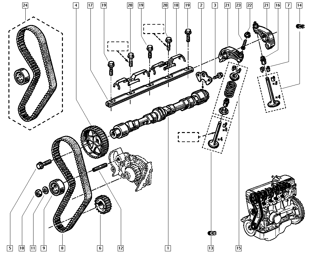 NISSAN 77014-72726 - Zatezač, zupčasti kaiš parts5.com