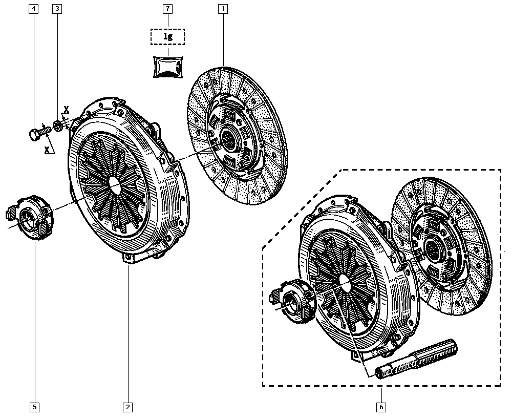 DACIA 77 11 130 000 - Mécanisme d'embrayage parts5.com