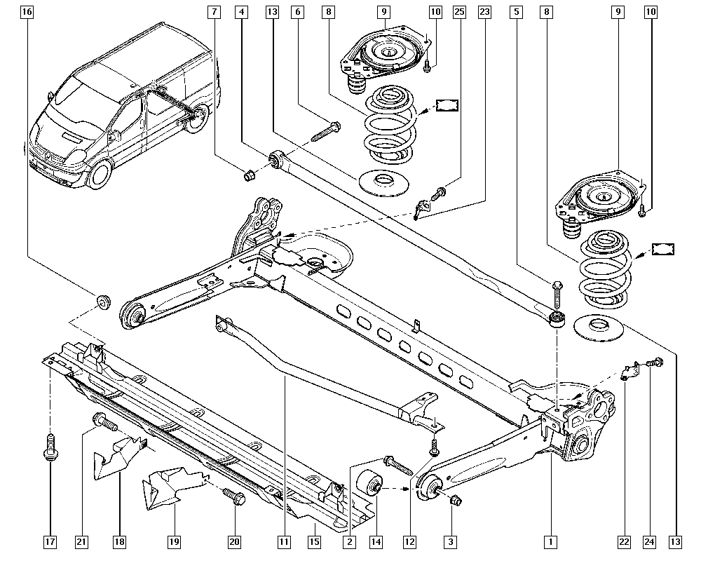 RENAULT 82 00 550 670 - Bush of Control / Trailing Arm parts5.com