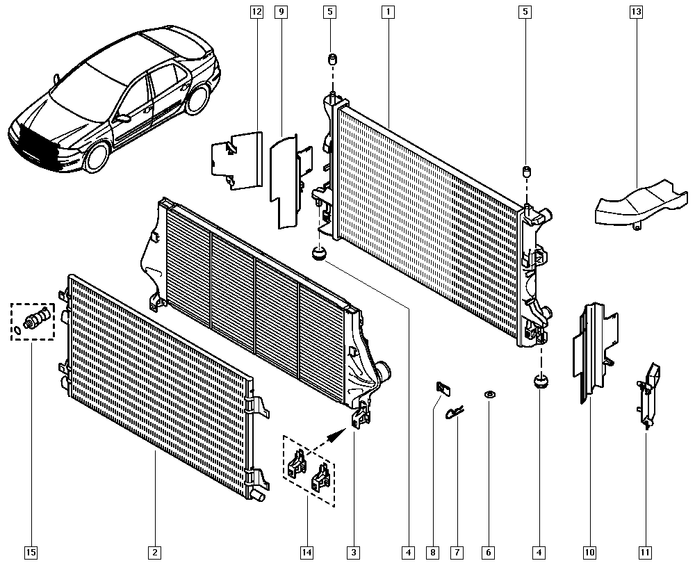 DACIA 7701 205 751 - Пневматический выключатель, кондиционер parts5.com