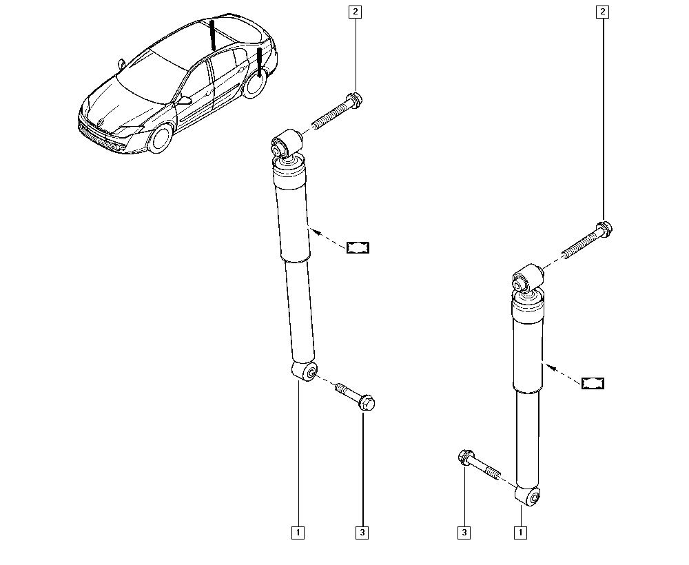 RENAULT 56 21 000 07R - Shock Absorber parts5.com