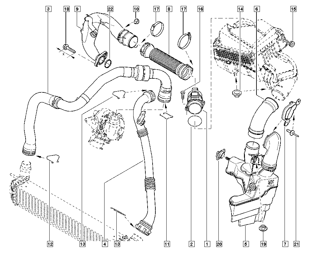 RENAULT 8200682558 - Air Mass Sensor parts5.com