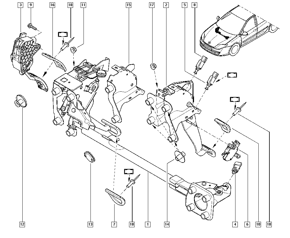 RENAULT 25 32 500 06R - Διακόπτης χειρισμού, ρυθμιστής ταχύτητας parts5.com