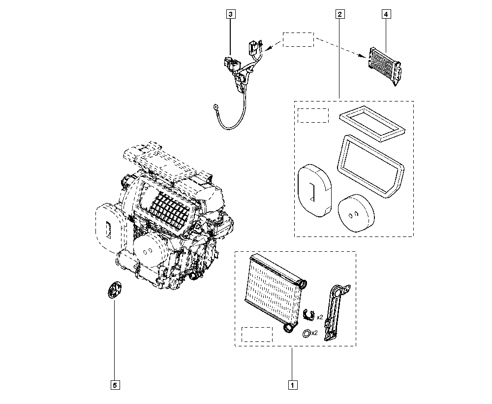 DACIA 271153553R - Schimbator caldura, incalzire habitaclu parts5.com