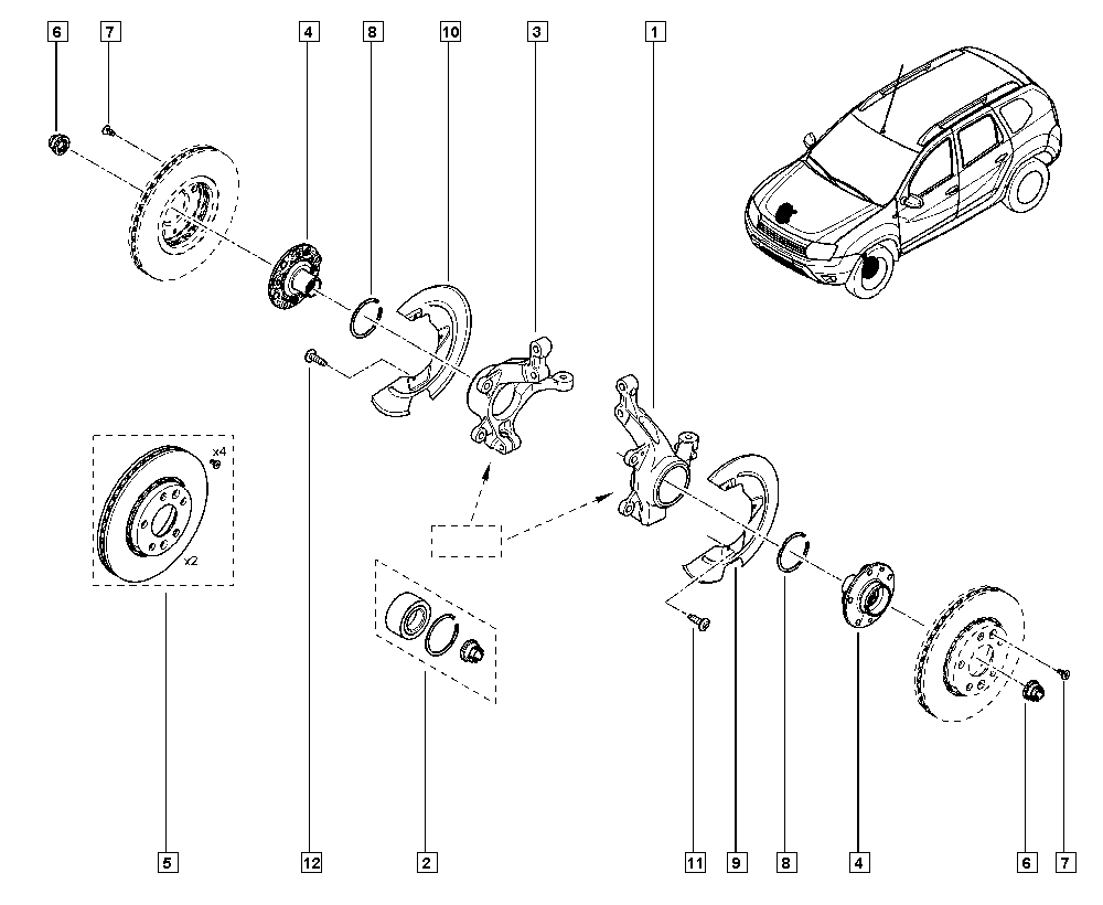 NISSAN 402060010R - Brake Disc parts5.com