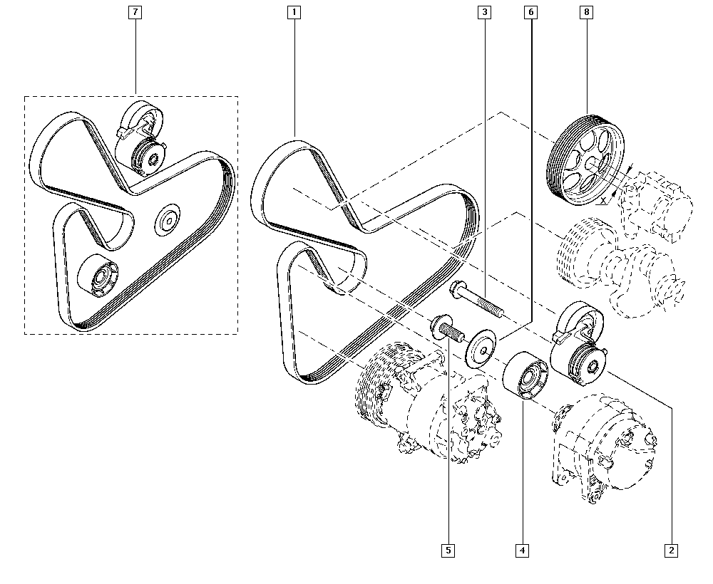 RENAULT 117209732R - Soonrihmakomplekt parts5.com