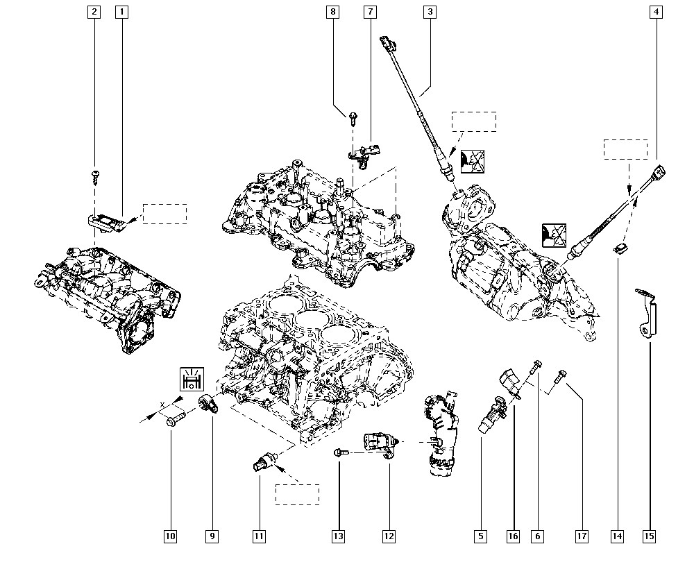 DACIA 237312832R - Senzor,pozitie ax cu came parts5.com