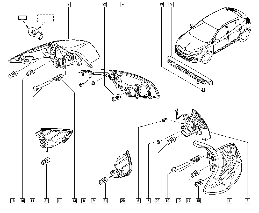 RENAULT 77 03 097 178 - Glühlampe, Instrumentenbeleuchtung parts5.com