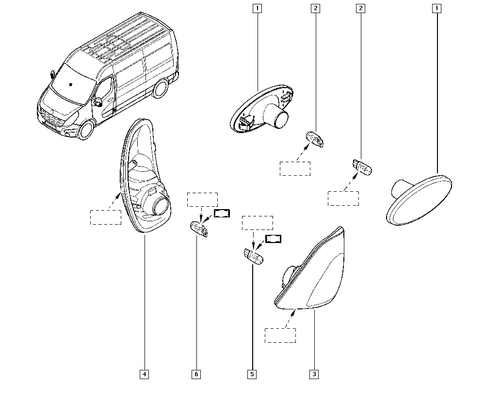 RENAULT 261603141R - Semnalizator parts5.com