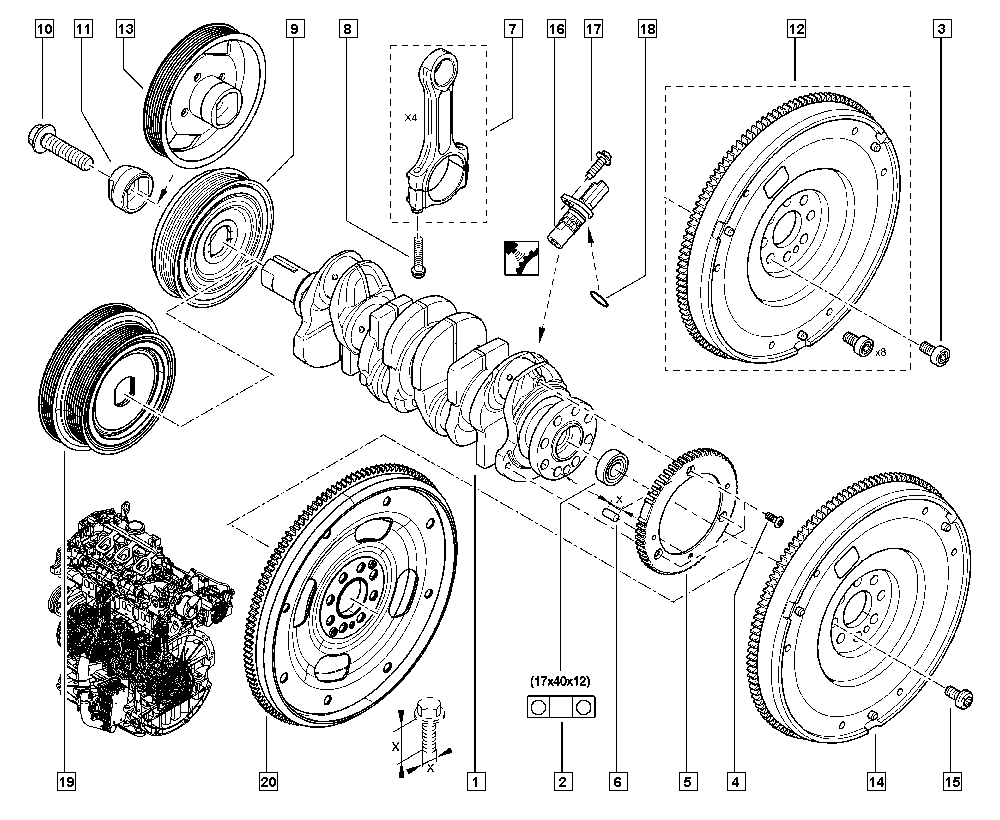 RENAULT 82 00 668 500 - Impulssianturi, kampiakseli parts5.com