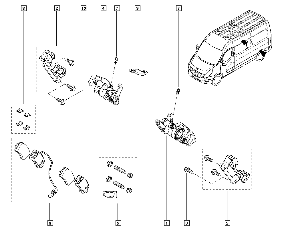 RENAULT TRUCKS 440601186R - Set placute frana,frana disc parts5.com