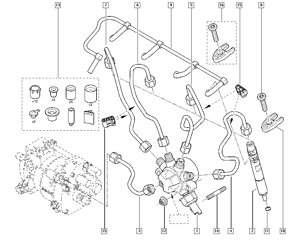 DACIA 8200520596 - Conducta alimentare cu combustibil parts5.com