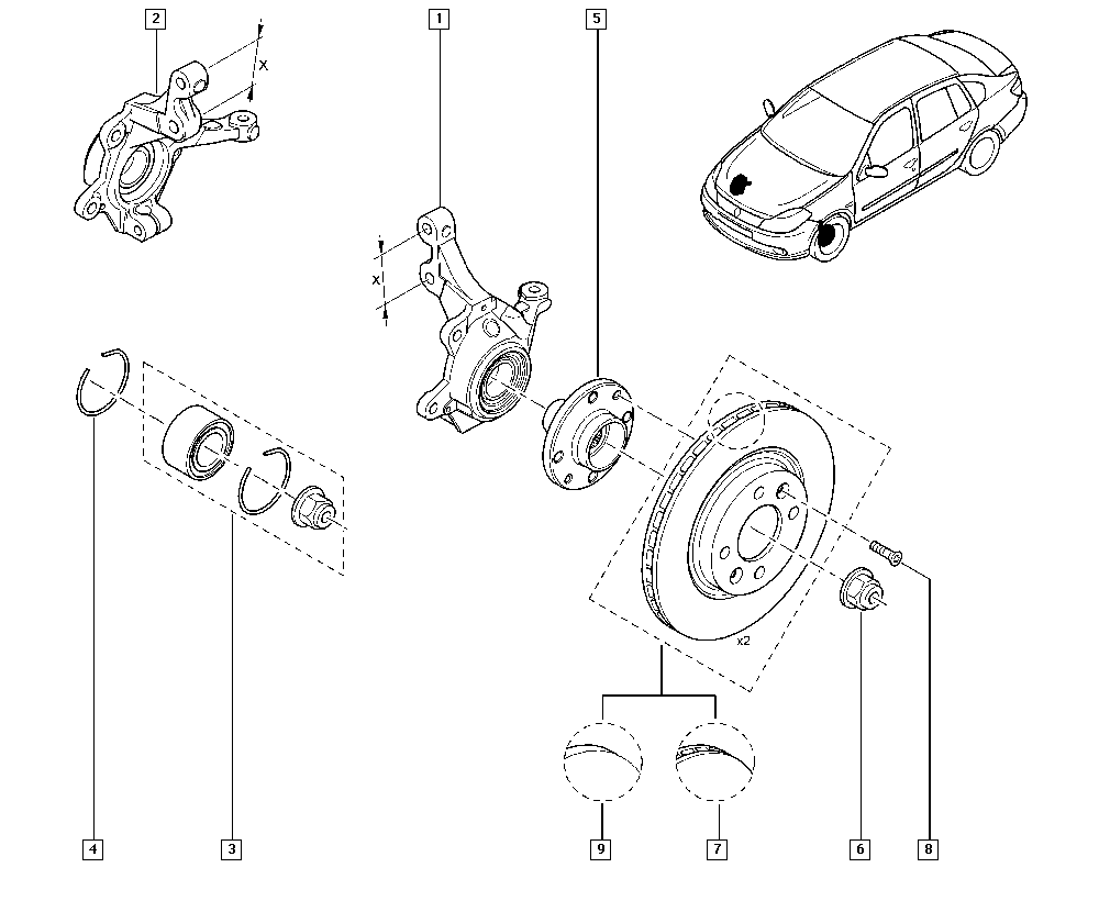 DACIA 77 01 204 282 - Disco de freno parts5.com