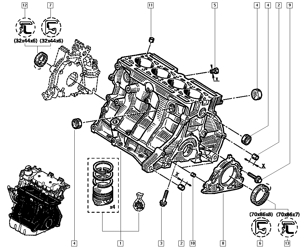 DACIA 77 01 473 494 - Уплътнителен пръстен, пробка за източване на маслото parts5.com