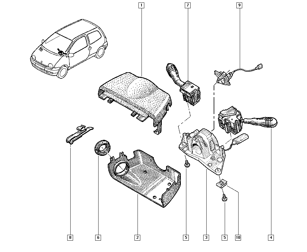 RENAULT 82 00 143 408 - Sistem imobilizare parts5.com