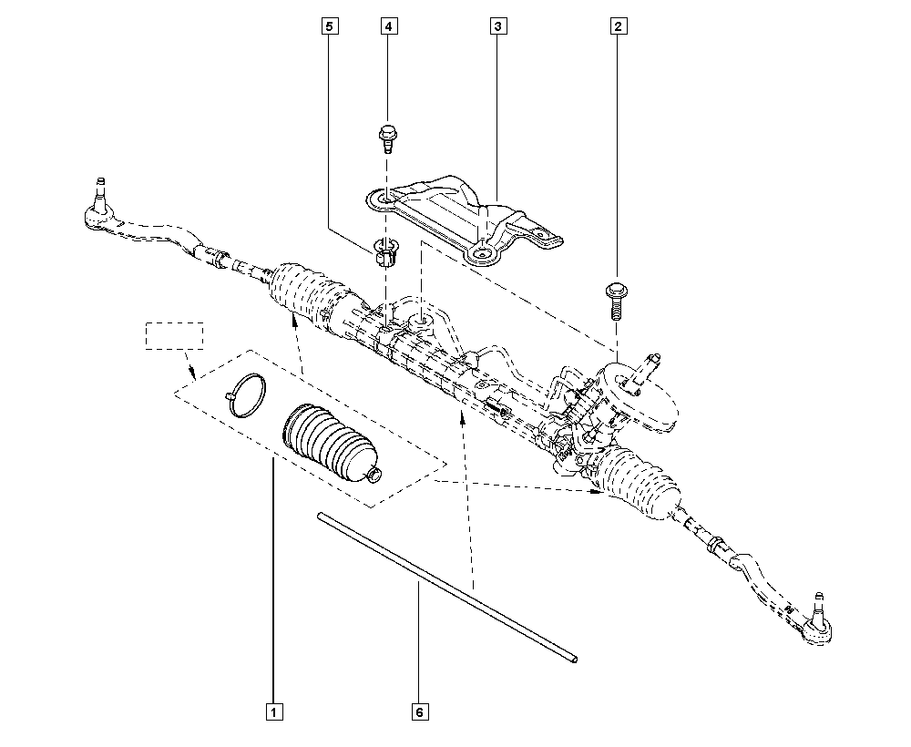 DACIA 6001547607 - Osłona, system kierowania parts5.com