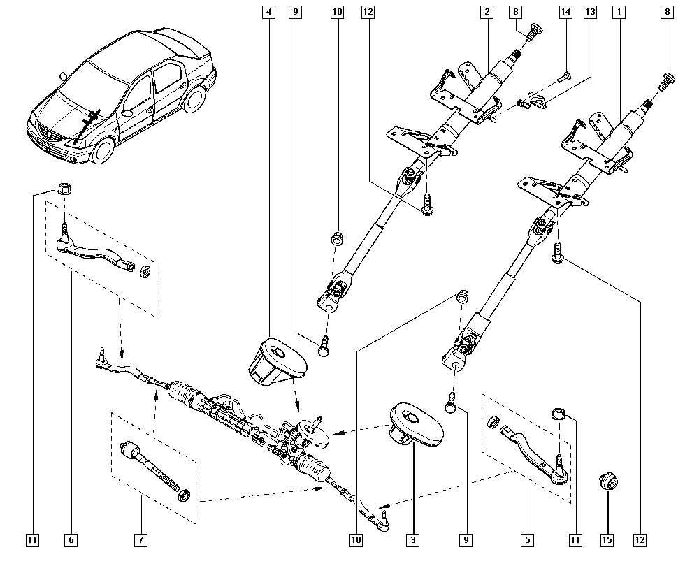 LADA 6001 550443 - Hlava / čap spojovacej tyče riadenia parts5.com