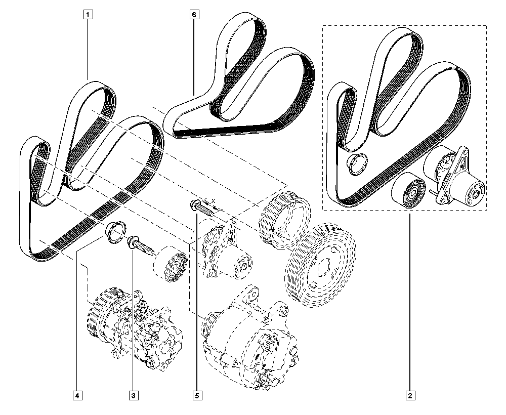 NISSAN 11720-6430R - Klinasti rebrasti kaiš parts5.com