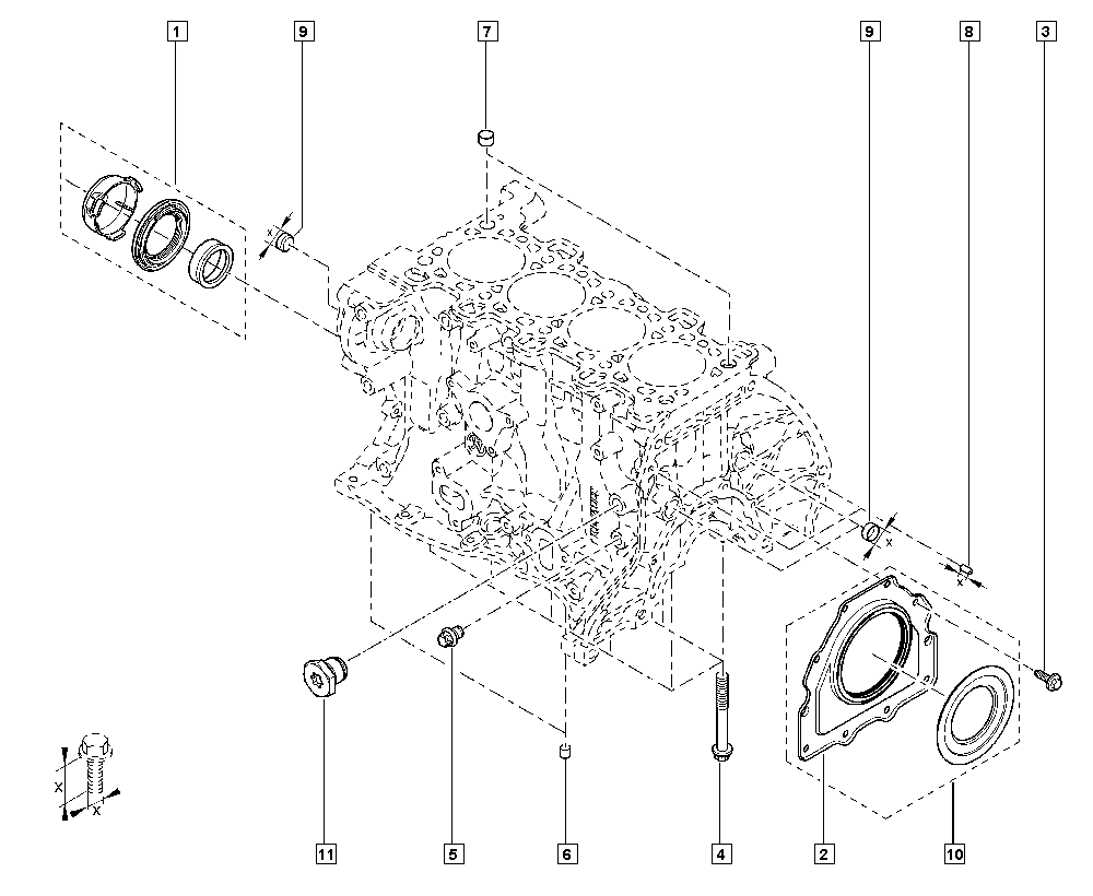 RENAULT TRUCKS 122977139R - Wellendichtring, Kurbelwelle parts5.com