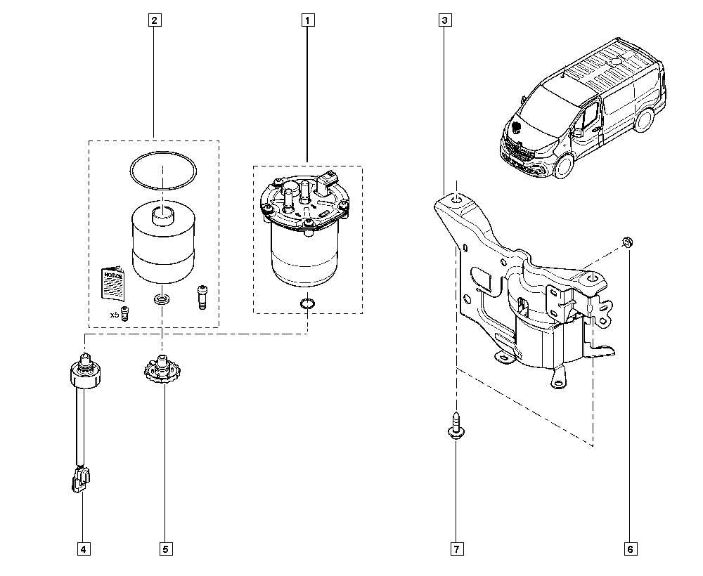 RENAULT 16 40 388 99R - Fuel filter parts5.com