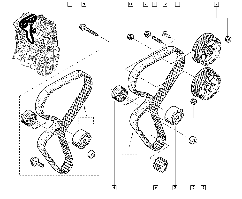 DACIA 77 00 113 558 - Ozubený remeň parts5.com