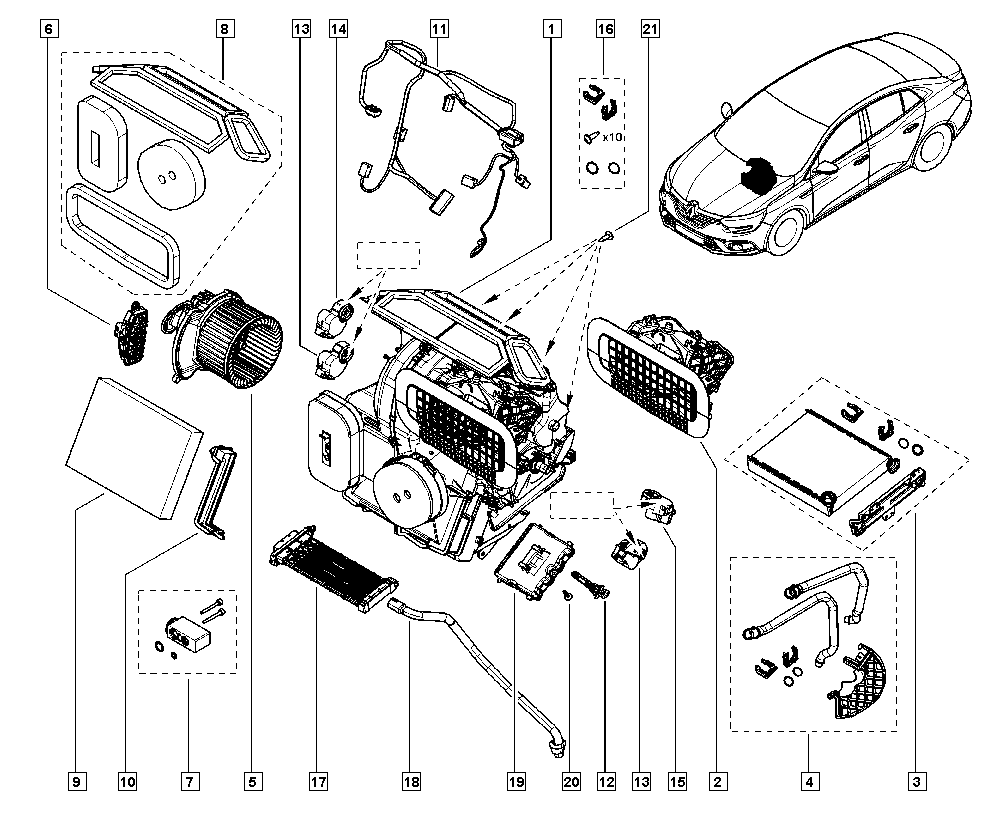 RENAULT 922706913R - Ekspanzioni ventil, klima-uređaj parts5.com