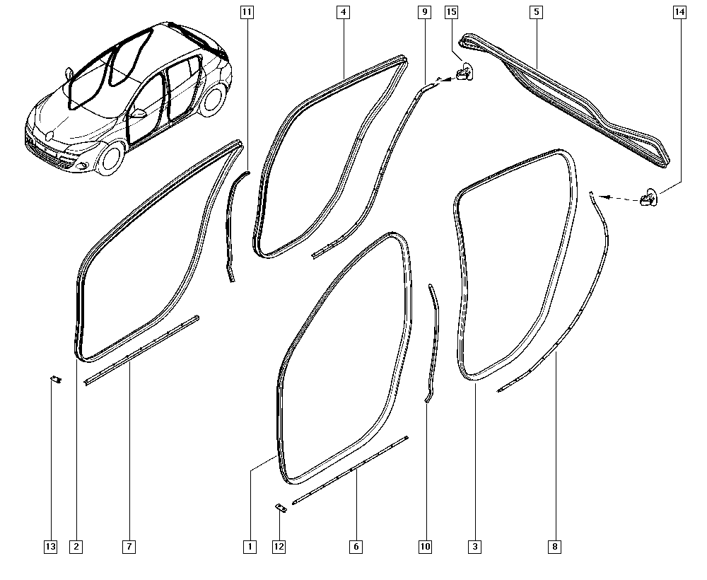 DACIA 82 01 033 717 - Patent, dísz / védőléc parts5.com